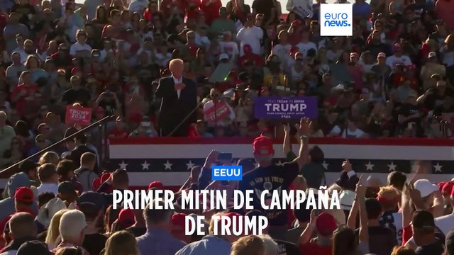 Trump arremete contra la Justicia en su primer mitin de campaña para las presidenciales de EE. UU.