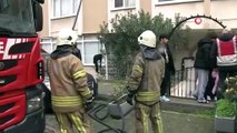 Ümraniye'de apartman yangını: 1'i çocuk 3 kişi dumandan etkilendi