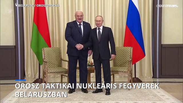 Putyin: Oroszország taktikai nukleáris fegyvereket helyez el Belaruszban