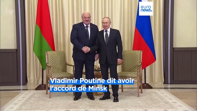 Guerre en Ukraine : Vladimir Poutine va déployer des armes nucléaires tactiques au Bélarus