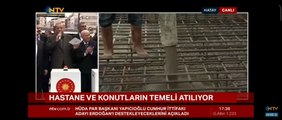 Erdoğan Defne Hastanesi temel atma töreni