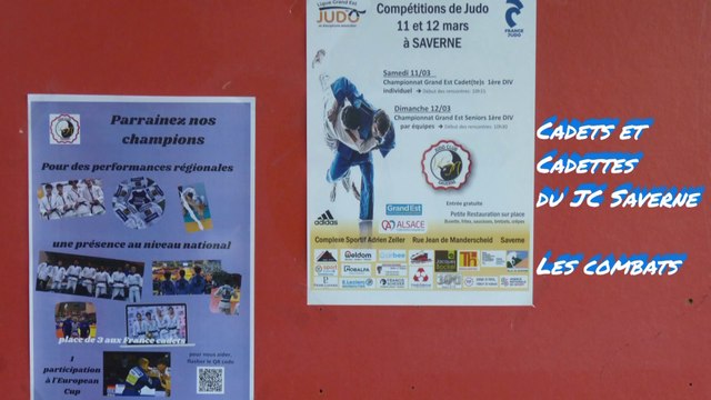 Cadets et Cadettes du JC Saverne