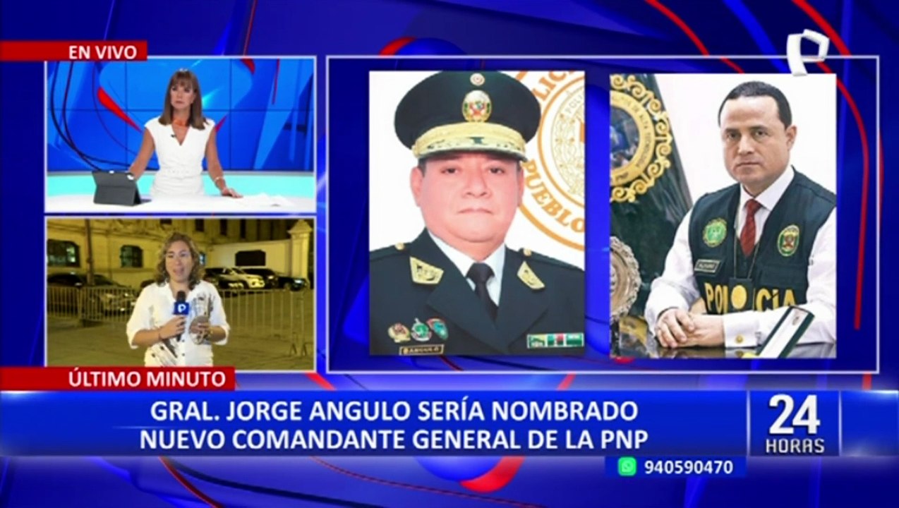 Jorge Angulo es designado nuevo comandante general de la Policía Nacional