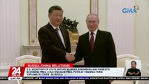 U.S. Secretary of State Antony Blinken, kinondena ang pagbisita ni Chinese Pres. Xi kay Russian Pres. Putin at tinawag itong 