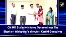 CM MK Stalin felicitates director of Oscar-winner 'The Elephant Whisperers'