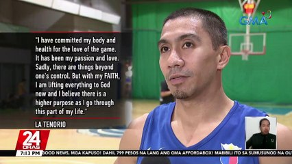 Basketball veteran LA Tenorio, na-diagnose na may stage 3 colon cancer; nilinaw na 'di pa siya magreretiro sa basketball | 24 Oras