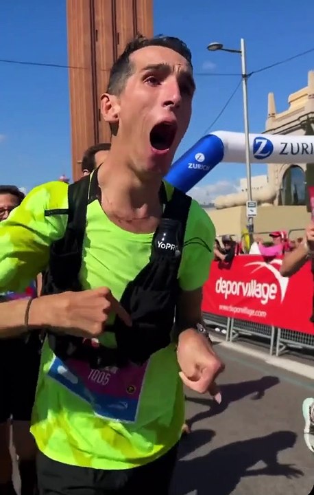 Alex Roca Campillo devient le premier athlète handicapé à 76% à terminer un marathon