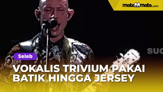 Pakai Batik Hingga Jersey Timnas di Panggung Hammersonic 2023, Vokalis Trivium: Aku Cinta Indonesia!