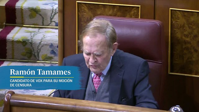 Tamames cita a Guerra para arremeter contra Sánchez por sus pactos con los que atacan a España