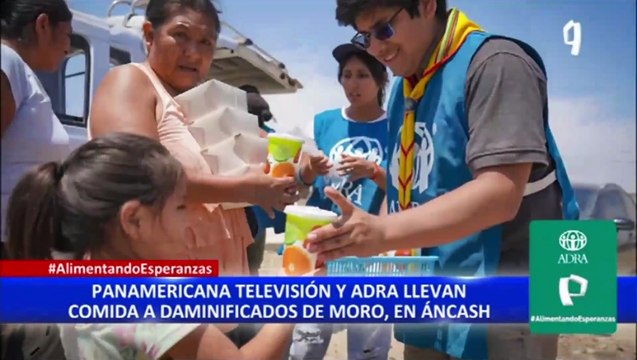 Panamericana Televisión y ADRA llevan donaciones a damnificados en Áncash