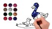 Drawing, Painting, Coloring Duck for Kids & Toddlers  Basic How to Draw, Paint Tips #244