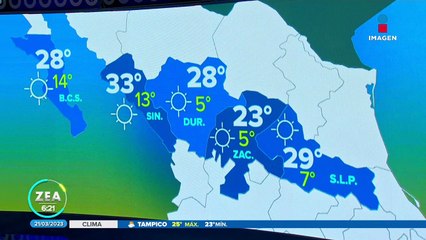 Pronóstico del tiempo 21 de marzo de 2023