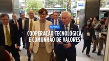 Ministra da Educação alemã foi a Taipé assinar acordo de parceria tecnológica