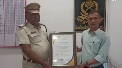 बेहतर व्यवस्था के लिए केंद्र जेल रीवा को मिला आईएसओ प्रमाण पत्र