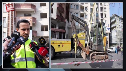 Bağcılar'da görüntüsüyle sosyal medyada gündem olan bina yıkıldı