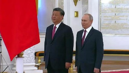 Putin ile Çinli mevkidaşı Xi arasındaki resmi görüşme başladı