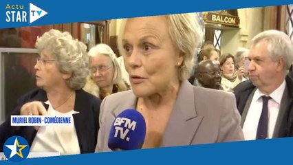 Muriel Robin brise le silence sur l'affaire Pierre Palmade : « Je ne peux même pas dire la phrase… »