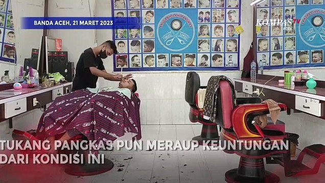 Pangkas Rambut Menjadi Cara Menyambut Ramadhan