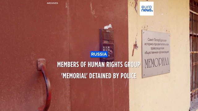 Police in Russia detain human rights activists after raids on offices and homes