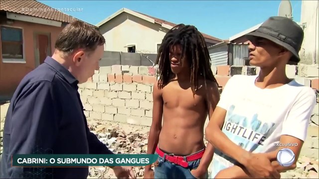 Cabrini entra em território proibido e mostra como age uma das maiores gangues da África do Sul