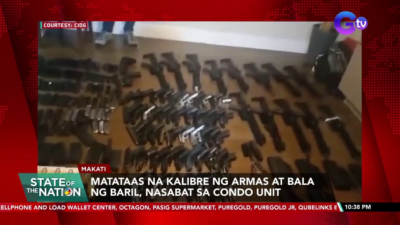 Matataas na kalibre ng armas at bala ng baril, nasabat sa condo unit | SONA