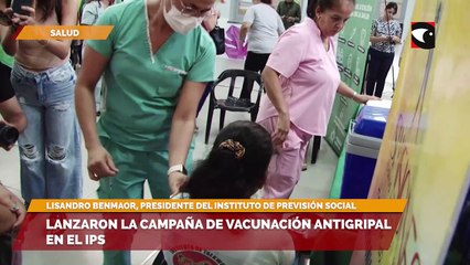 Lanzaron la campaña de vacunación antigripal en el IPS
