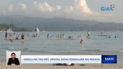 Simula ng tag-init, opisyal nang idineklara ng PAGASA | Saksi
