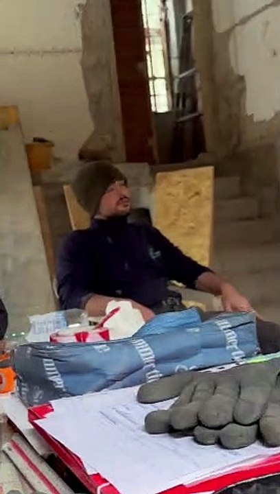 Pranking an Employee Using Concrete Powder
