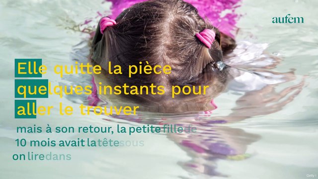 Une petite fille se noie dans son bain pendant que sa mère allait chercher un jouet pour son frère