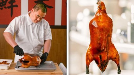 How A Master Carver Makes Peking Duck (40 Hours)