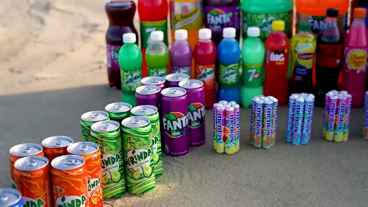M&M vs Big Pepsi, Coca Cola, Giant Mirinda, Mtn Dew, Fanta, Schweppes and Mentos Underground