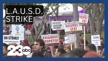 Los Angeles Unified School District begins strike
