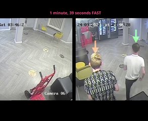 Police release CCTV showing victim and killer from the night Jason Brockbanks was fatally stabbed