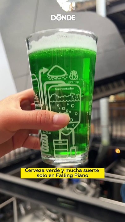 Cerveza verde de Falling Piano