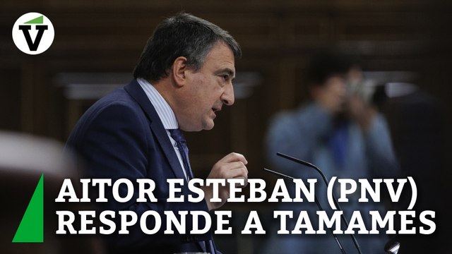 Aitor Esteban a Tamames: Nuestro partido no puede votar a un veleta partidista