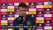 Ceballos se moja sobre la entrada que recibió de Gavi