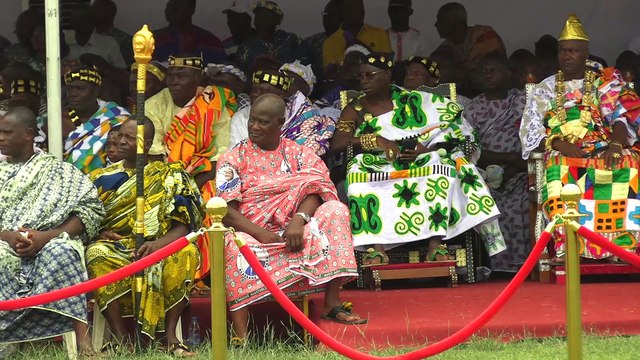 Cérémonie de reconnaissance au chef de l'État S E M Alassane Ouattara à Abengourou