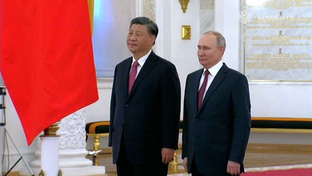 Vladimir Putin y Xi Jinping, se reunen en el Kremlin