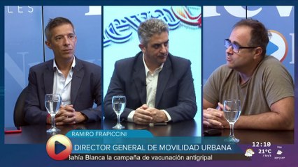 Ramiro Frapiccini, director general de Moviliad Urbana, en "Allica y Prieta a las 12"