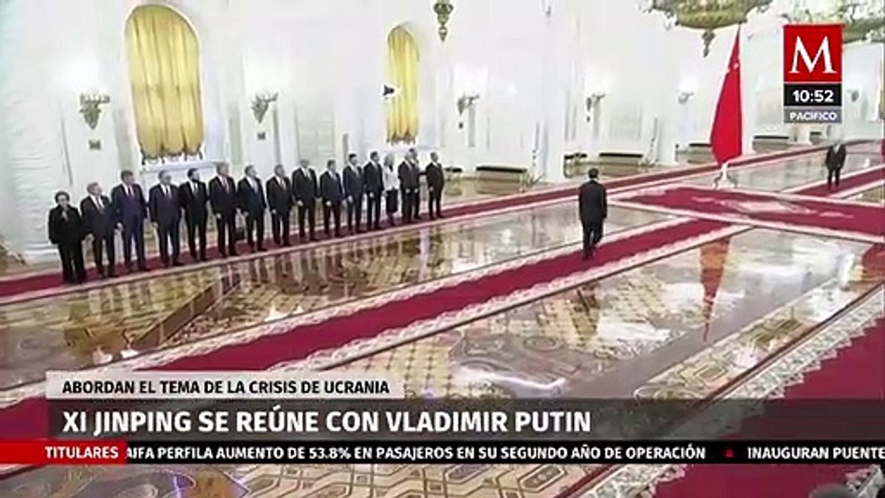 Xi Jinping y Vladimir Putin se reúnen en Rusia; abordarán plan de paz para Ucrania