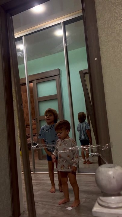 Kids Tear Down Doorframe
