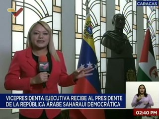 Скачать видео: Vicepresidenta Ejecutiva se reúne con el presidente de la República Árabe Saharaui Democrática