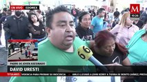 Familiares y amigos de joven asesinado tras riña en Ecatepec exigen justicia
