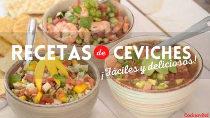 Download Video: Checa 3 recetas de ceviches fáciles y deliciosos para Cuaresma | Recetas de Cuaresma | Cocina Vital