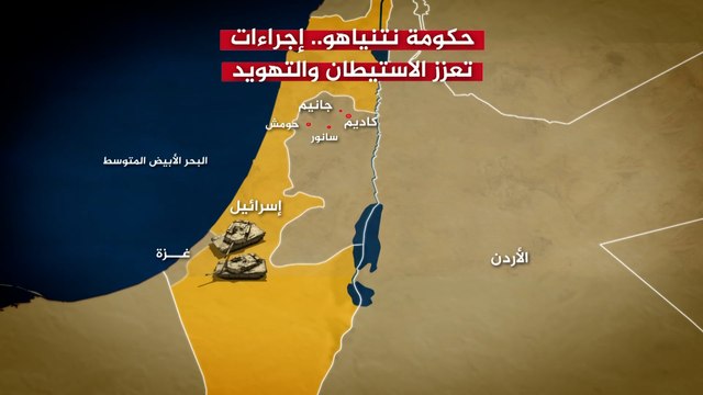 حكومة نتنياهو.. إجراءات تعزز الاستيطان والتهويد