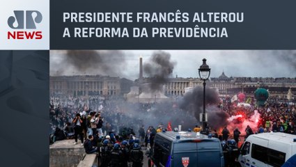 Protestos em Paris acontecem contra medida de Macron