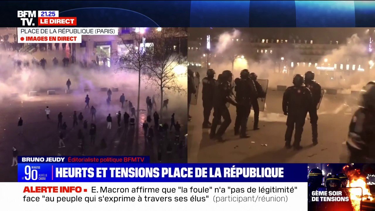 Retraites: Emmanuel Macron affirme que "la foule" n'a "pas de légitimité" face "au peuple qui s'exprime à travers ses élus", rapporte un participant à la réunion à l'Élysée