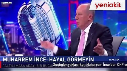 Muharrem İnce'den 6'lı Masa'daki iki partiye ittifak çağrısı