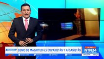 Fuerte sismo de magnitud 6,5 sacude a Afganistán y Pakistán