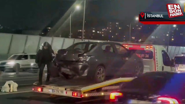 Haliç Köprüsü'nde zincirleme kaza